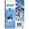 EPSON ink bar Singlepack "Budík" Cyan 27XL DURABrite Ultra Ink
