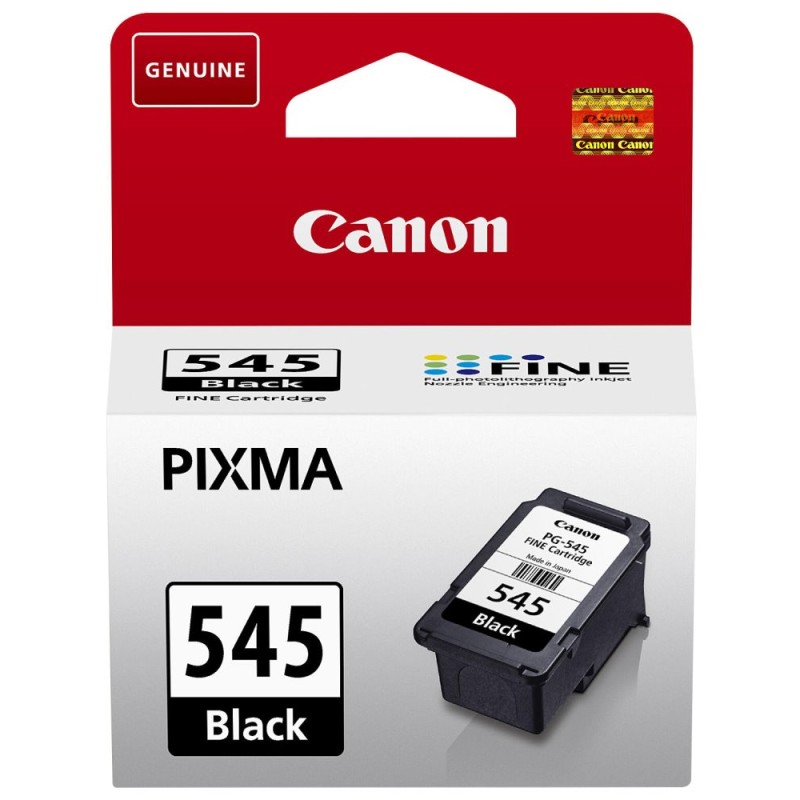 Canon CARTRIDGE PG-545 černá pro Pixma iP, Pixma MG, Pixma MX a Pixma TS 205, 305, 315x, 345x, 2450, 3452, 255x, 255xs, 2850