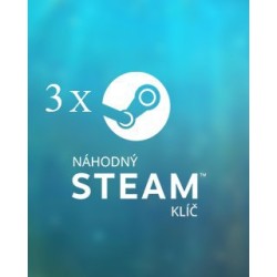 3x Náhodný steam klíč – hra pro PC (elektronická licence)