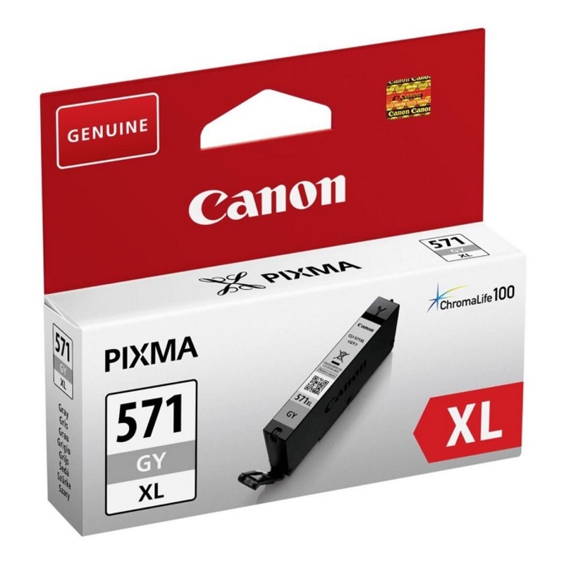 CANON CARTRIDGE CLI-571GY XL šedá pro PIXMA MG575x, MG685x, MG775x, TS505x, TS605x, TS805x, TS905x (3350 str.)
