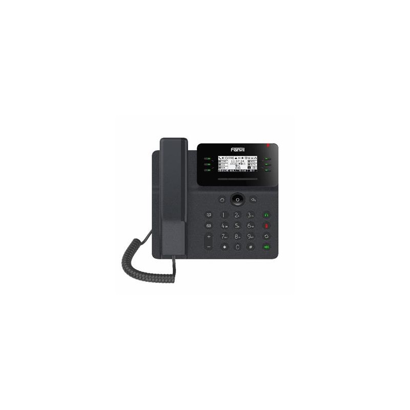 Fanvil V62 SIP telefon, 2,7"podsv.disp., 6SIP, 15DSS tl., USB, dual Gbit, PoE