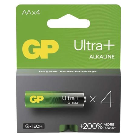 GP Alkalická baterie ULTRA PLUS AA (LR6)- 4ks