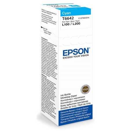 EPSON ink bar T6642 Cyan ink container 70ml pro L100/L200/L550/L1300/L355, BAR 7500 strn