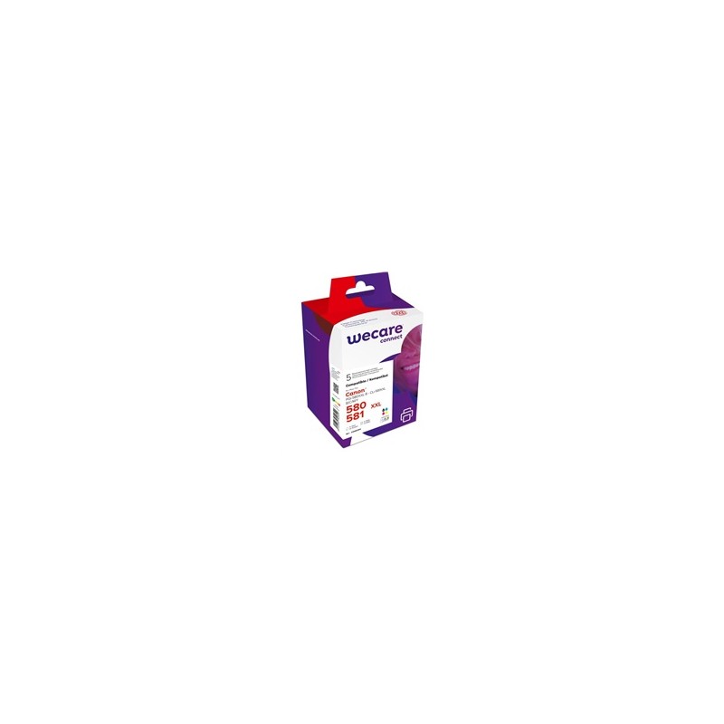 WECARE ARMOR cartridge pro CANON PIXMA TR7550,TR8550,TS6150,TS8150 (K10503W4), černá+CMY,26ml/4x12.2ml