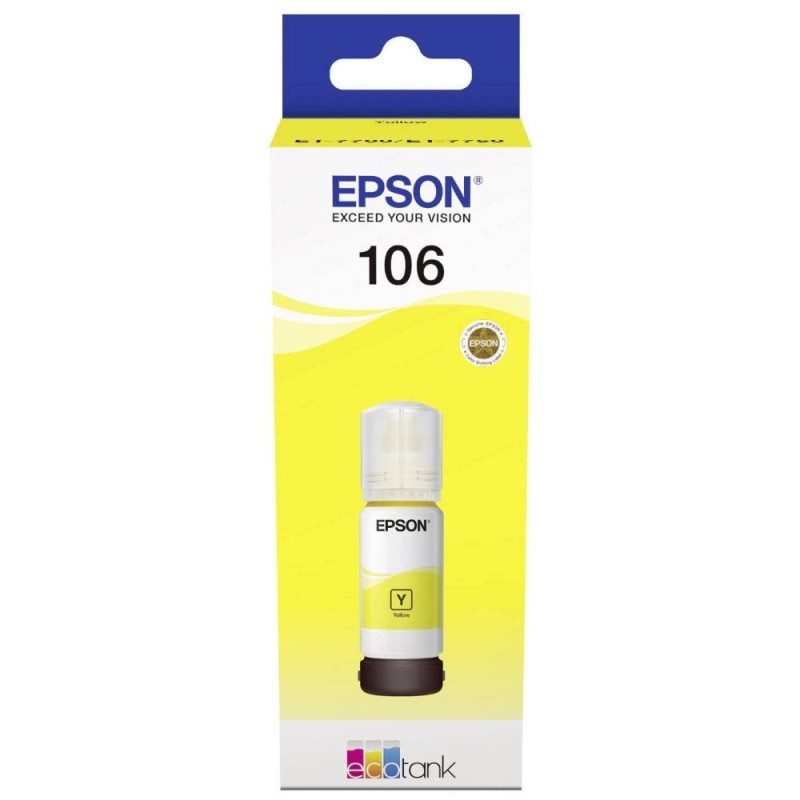 EPSON ink bar 106 EcoTank Yellow ink bottle, FOTO 1900 stran