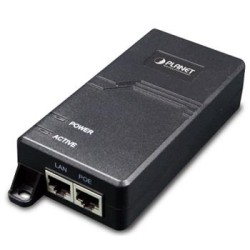 MaxLink PI30 aktivní PoE injektor, 802.3af/at, 30W (PoE+), napájecí kabel