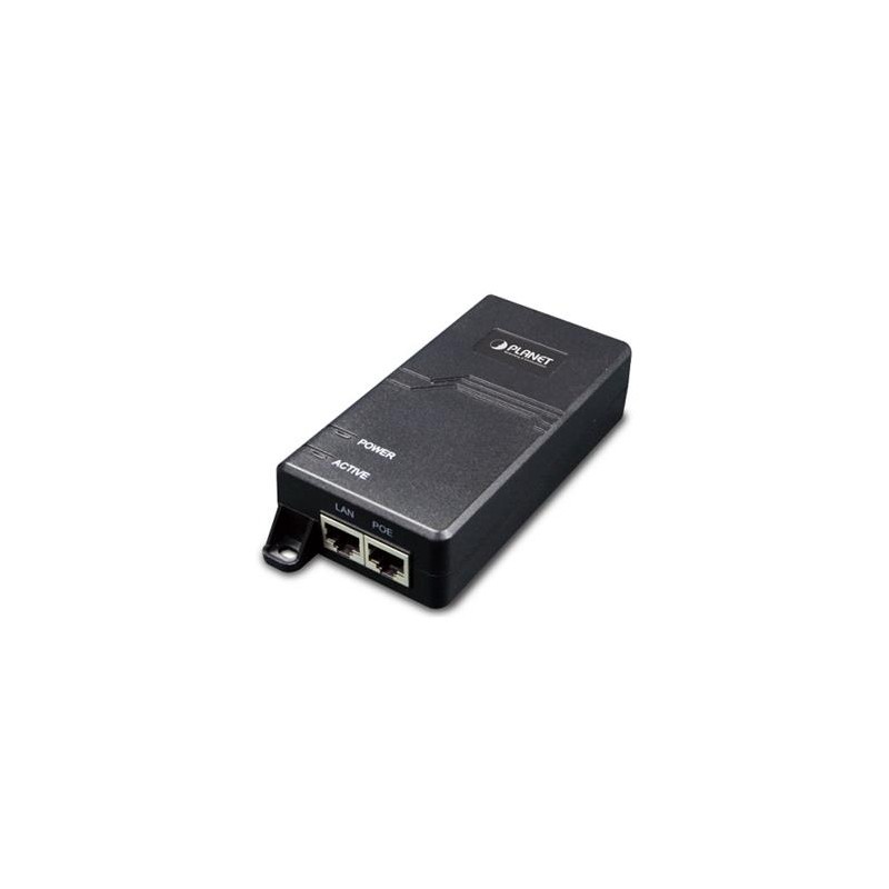 MaxLink PI30 aktivní PoE injektor, 802.3af/at, 30W (PoE+), napájecí kabel