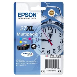 EPSON ink Multipack 3-colour "Budík" 27XL DURABrite Ultra Ink