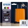 EPSON ink Multipack 4-colours 405XL DURABRITE ULTRA Ink, ČB 1100, BAR 1100 stran