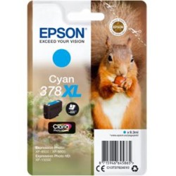EPSON ink bar Singlepack Cyan 378XL Claria Photo HD Ink 9,3 ml, BAR 830 stran