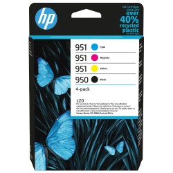 HP 950 Black/951 CMY Original Ink Cartridge 4-Pack (1,000 / 700 / 700 / 700 pages)