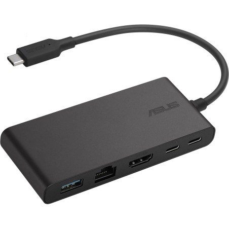 ASUS DC201 Dual 4K USB-C Dock, male: USB-C female: HDMI,USB-A/C,RJ-45,PowerDelivery:100W