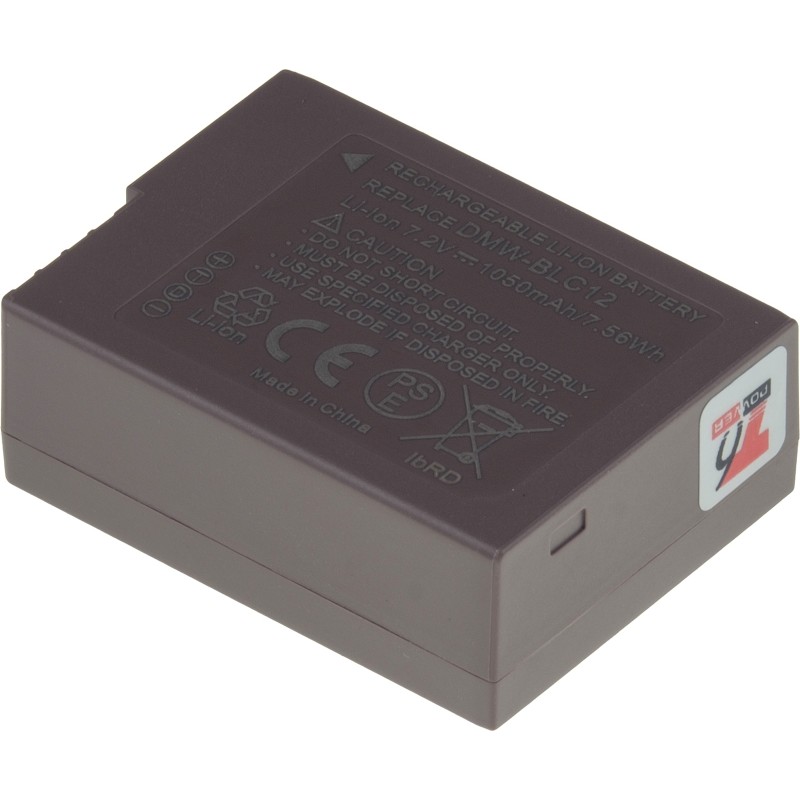 Baterie T6 Power Panasonic DMW-BLC12E, BP-DC12, 1000mAh, 7,2Wh