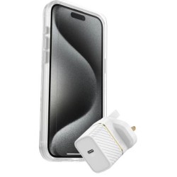 Otterbox OB Kit Apple iPhone 15 Pro Max/UK USB-C Wall Charger 30W White
