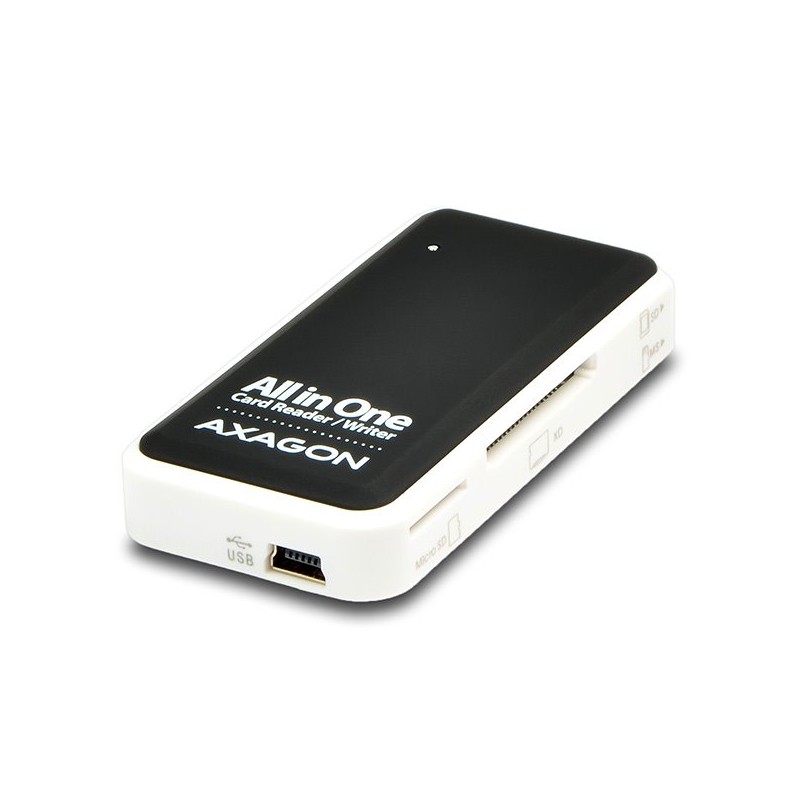 AXAGON CRE-X1, USB 2.0 externí MINI čtečka 5-slot ALL-IN-ONE
