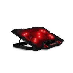EVOLVEO Ania 5R, chladicí podstavec pro notebook, červené podsvícení