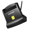 AXAGON CRE-SM4N, USB-A StandReader čtečka kontaktních karet Smart card (eObčanka), kabel 1.3m