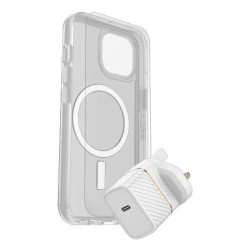 Otterbox OB Kit Apple iPhone 15 Symmetry/Clear MagS UK USB-C Wall Charger