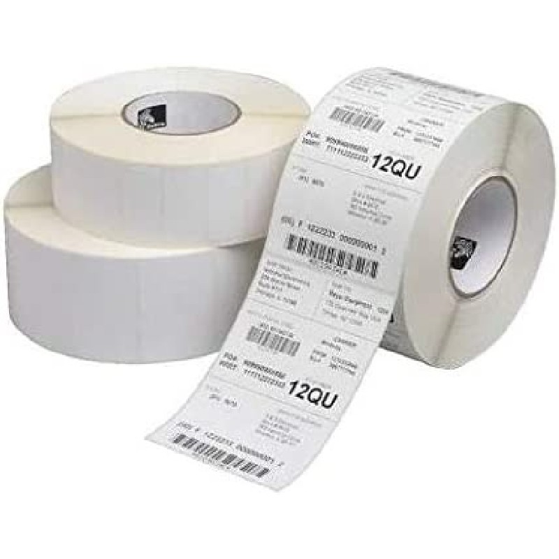 Label, Paper, 51x40mm Thermal Transfer, Z-PERFORM 1000T, Uncoated, Permanent Adhesive, 76mm Core