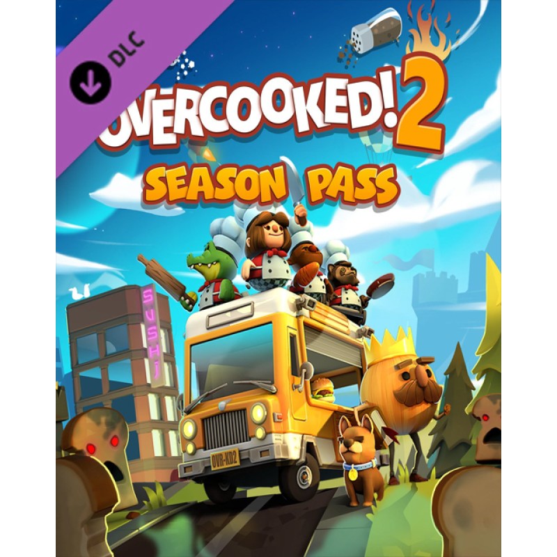Overcooked! 2 Season Pass – herní rozšíření pro PC (elektronická licence)