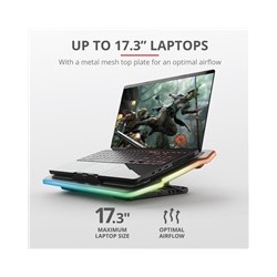 TRUST Stojan na notebook GXT1126 AURA LAPTOP COOLING STAND (chladící podložka)