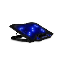 EVOLVEO Ania 5, chladicí podstavec pro notebook, modré podsvícení