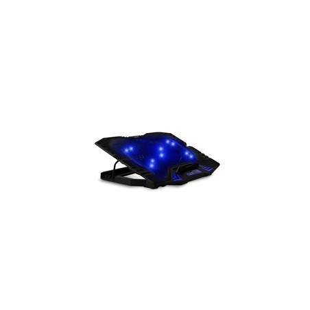 EVOLVEO Ania 5, chladicí podstavec pro notebook, modré podsvícení
