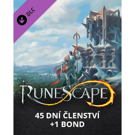 Runescape 45 dní + 1 bond – herní rozšíření pro PC (elektronická licence)