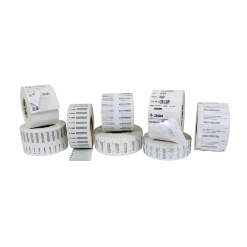 Label, Paper, 2.874x0.669in (73x17mm) TT, Z-Perform 1500T, Coated, Permanent Adhesive, 3in (76.2mm) core, RFID, 5000/roll
