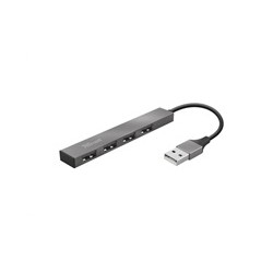 TRUST rozbočovač HALYX, Aluminium 4-Port Mini USB Hub, 10cm