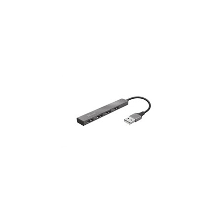 TRUST rozbočovač HALYX, Aluminium 4-Port Mini USB Hub, 10cm