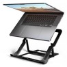 AXAGON STND-LAB hliníkový stojan na notebook 10"-17.3" nastavitelná výška, černý