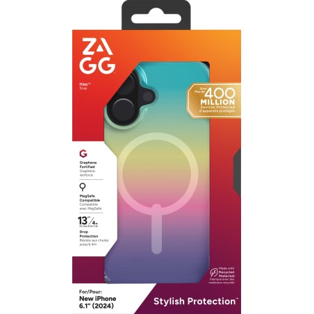ZAGG Cases SNAPIP16IRIDESCENT/Milan