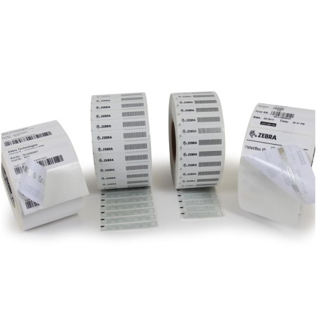 Zebra Label, Paper, 70X24MM Thermal Transfer, Z-Select 2000T , Coated, Permanent Adhesive, 76MM Core, RFID, 1015/Roll, 2/Box