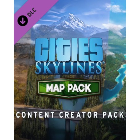 Cities Skylines Content Creator Pack Map Pack – herní rozšíření pro PC (elektronická licence)