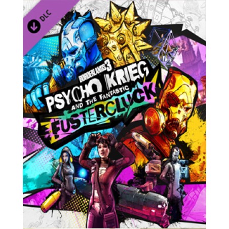 Borderlands 3 Psycho Krieg and the Fantastic F – herní rozšíření pro PC (elektronická licence)