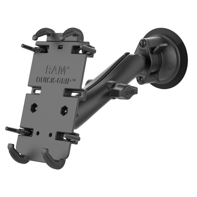 RAM® Quick-Grip™ XL Phone Mount with RAM® Twist-Lock™ Suction Cup RAMB166CPD4U