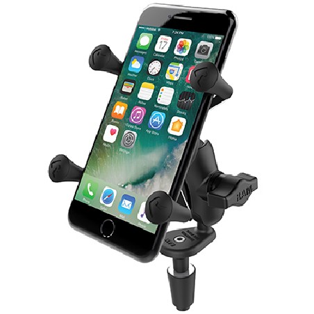 RAM® X-Grip® Phone Holder with Motorcycle Fork Stem Base