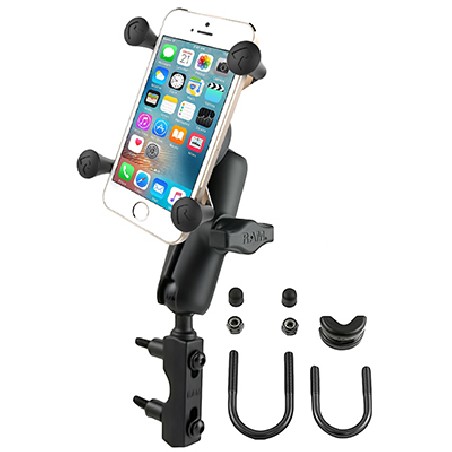 RAM® X-Grip® Phone Mount with Motorcycle Brake/Clutch Reservoir Base RAMB174UN7U
