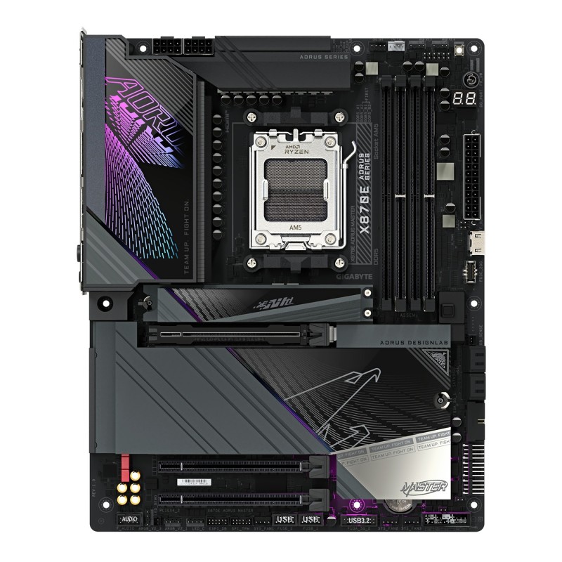 GIGABYTE MB Sc AM5 X870E AORUS MASTER, AMD X870, 4xDDR5, 2xHDMI, 2xUSB4, WiFi