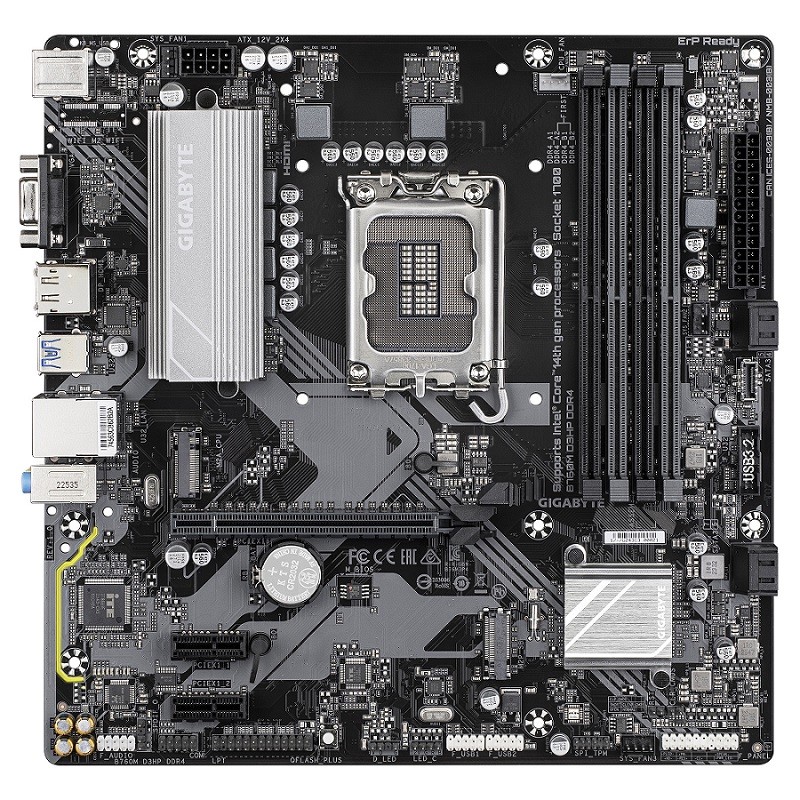 GIGABYTE MB Sc LGA1700 B760M D3HP DDR4, Intel B760, 4xDDR4, 1xDP, 1xHDMI, 1xVGA, mATX