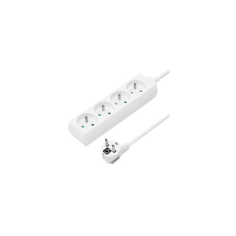 Prodlužovací přívod 230V, 5m, 4 zásuvky
