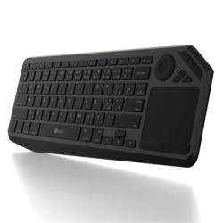 C-TECH Klávesnice WLTK-02, Bezdrátová, Touchpad, černá