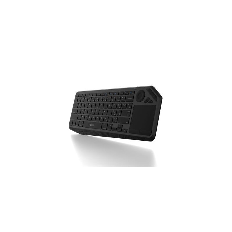 C-TECH Klávesnice WLTK-02, Bezdrátová, Touchpad, černá