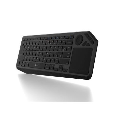 C-TECH Klávesnice WLTK-02, Bezdrátová, Touchpad, černá