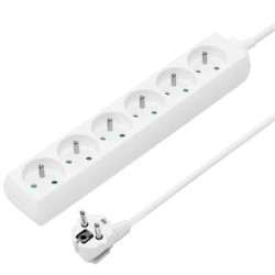 Prodlužovací přívod 230V, 7m, 6 zásuvek