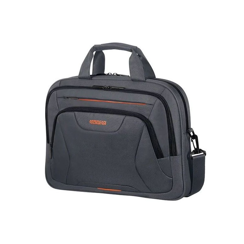 American Tourister AT WORK LAPTOP BAG 15.6" Black/Orange