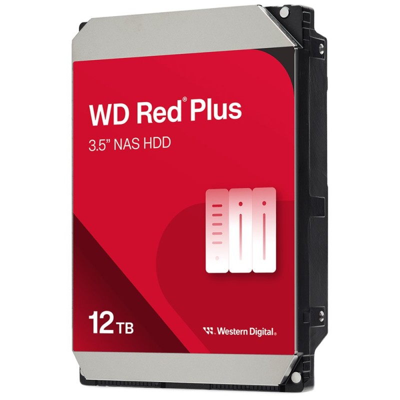 WD RED PLUS NAS WD120EFGX 12TB, SATA III 3.5", 512MB 7200RPM, 260MB/s, CMR