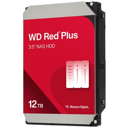 WD RED PLUS NAS WD120EFGX 12TB, SATA III 3.5", 512MB 7200RPM, 260MB/s, CMR