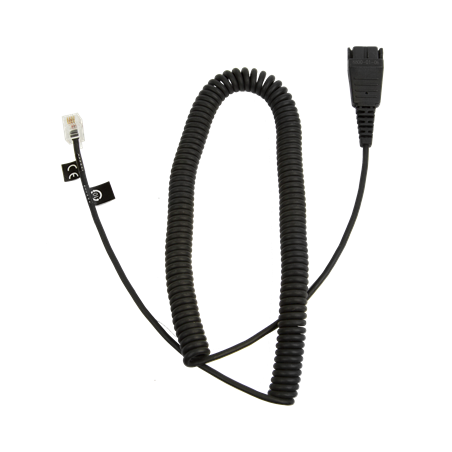 Jabra QD-RJ10, 0,5-2 m, coiled, Siemens